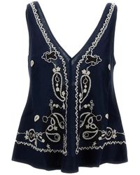 P.A.R.O.S.H. - Sleeveless Tops - Lyst