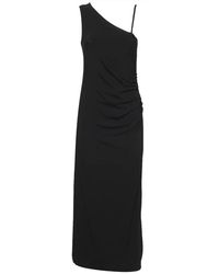 Max Mara - Kleedjes ,Zwart ,Abito Lungo Monospalla Bchfiabe - Lyst