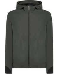 Rrd - Jassen ,Groen ,Polyester Lichtgewicht Jas Met Capuchon - Lyst