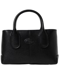 Tod's - Schwarze Leder Mini Handtasche - Lyst
