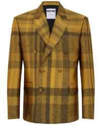 Moschino - Elegante Blazer Met Ruit - Lyst