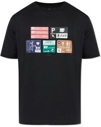 Paul Smith - T-Shirt Met Grafische Print - Lyst