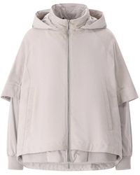 Moorer - Jassen ,Grijs ,Leer Light Jacket - Lyst