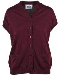 Alpha Studio - V-Neck Knitwear - Lyst