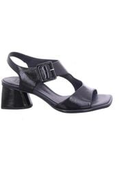 Paul Green - Zwarte Sandaal Met Blokhak - Lyst