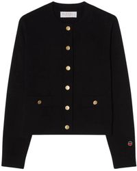 BUSNEL - Truien & Vesten ,Zwart ,Wol Aria Cardigan - Lyst