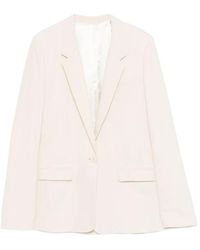 Isabel Marant - Jassen ,Wol Oversized Double-Breasted Blazer Van Wolmix - Lyst
