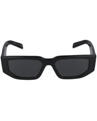 Prada - Rechteckige Sonnenbrille - Lyst