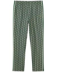 Lacoste - Broeken ,Groen ,Katoen Paris Monogram Jacquard Trainingsbroeken - Lyst