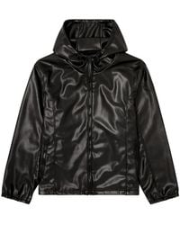 DIESEL - Jassen ,Zwart ,Polyester Jassen - Lyst