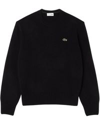 Lacoste - Wool Crew Neck Sweater - Lyst
