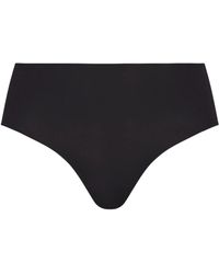 ÉTERNE - Ondergoed ,Zwart ,Nylon High Rise Thong - Lyst