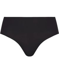 ÉTERNE - Ondergoed ,Zwart ,Nylon High Rise Thong - Lyst