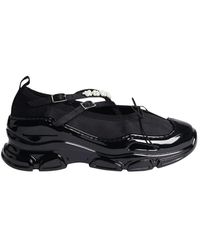 Simone Rocha - Sneakers criss cross tracker - nero - Lyst