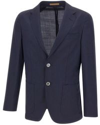 HUGO - Jassen ,Blauw ,Wol Boss Jassen - Lyst