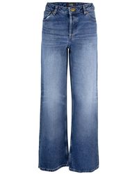A.P.C. - Jeans ,Blauw ,Katoen Wijde Katoenen Jeans - Lyst