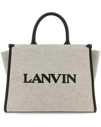 Lanvin - Tassen ,Grijs ,Borsa - Lyst