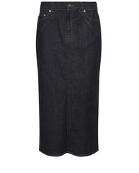Givenchy - Midi Kickback Rok - Lyst