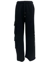 Marcelo Burlon - Wide Trousers - Lyst