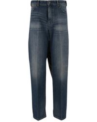Victoria Beckham - Denim jeans straight leg classic style - Lyst