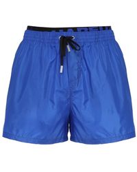 DSquared² - Pantaloncini da bagno blu alla moda per uomo - Lyst
