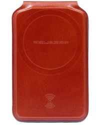 Piquadro - Accessoires ,Rood ,Leer Mag Safe Wallet - Lyst