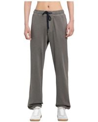 James Perse - Leichte terry sweatpants mit elastischem bund,schwarze leichte terry sweatpants drop crotch - Lyst