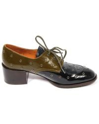 Chie Mihara - Schoenen ,Groen ,Leer Vintage Effect Gekreukt Leren Schoenen - Lyst