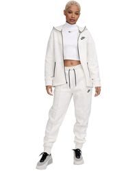 Nike - Fitness ,Wit ,Katoen Tech Fleece Windrunner Full-Zip Hoodie - Lyst