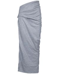 Entire studios - Asymmetrische Maxi Rok - Lyst