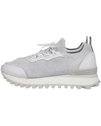Eleventy - Gestrickte Schuhe Mit Wildlederdetails - Lyst