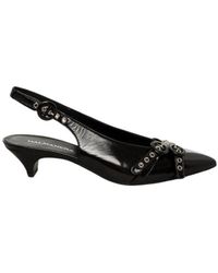 Halmanera - Zwarte Slingback Sandaal - Lyst