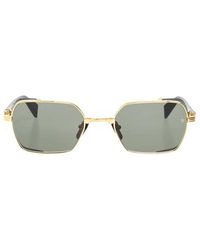 Balmain - Occhiali da sole goffrati - Lyst