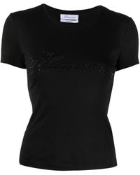 Blumarine - T-shirt & polo nere per donne - Lyst