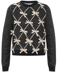 Moschino - Round-Neck Knitwear - Lyst