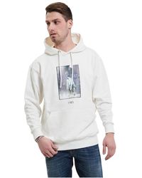 Throwback. - Hoodies & Sweatvesten ,Wit ,Casual Sweatshirt Voor Dagelijks Comfort - Lyst