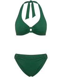 Fisico - Microfiber Bikini Met Macramé Ringen - Lyst