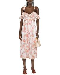 Giambattista Valli - Dahlia Pop Kleid Mit Blumen-Print - Lyst
