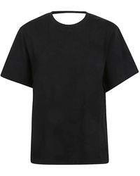 IRO - Edjy camiseta de algodón negra - Lyst