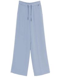 Herno - Drawstring Palazzo Pants - Lyst
