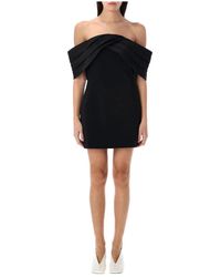 Anine Bing - Vestido Mini Fleur Con Hombros Descubiertos, Mujer, Talla - Lyst