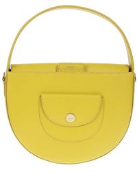 A.P.C. - Gelbe leder umhängetasche mit tasche,rote lederhandtasche mit tasche - Lyst