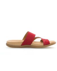 Gabor - Cómodas sandalias rojas de mujer - Lyst