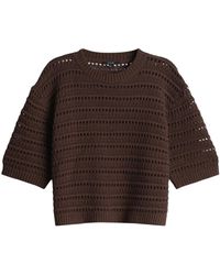 Opus - Trui Met Ronde Hals - Lyst