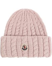 Moncler - Muts Met Logo-Patch - Lyst