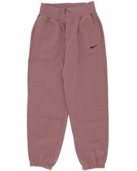 Nike - Pantalones De Chandal De Forro Polar Para Mujer W Sportswear Phoenix Fleece Pantalon Extragrande De Talle Alto - Lyst