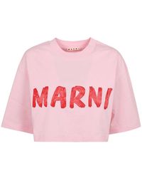 Marni - Loc 18 cinder rose t-shirt - Lyst