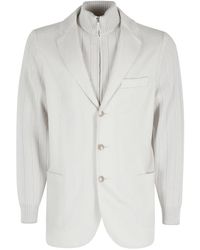 Eleventy - Hooded Blazer - Lyst