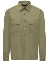 Tom Ford - Cotton Twill Military Shirt - Lyst