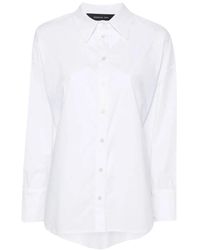 FEDERICA TOSI - Camisa de manga larga de popelina elástica - Lyst